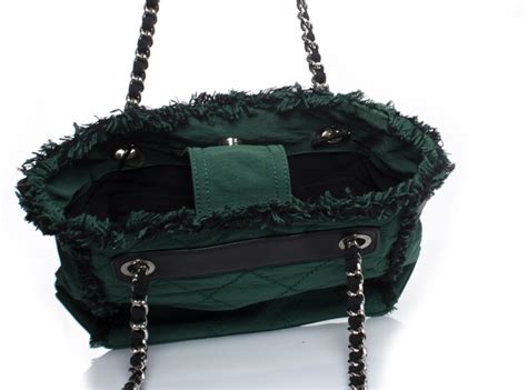 groene chanel tas